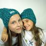 beanie czapka handmade no. 001 turkusowy