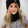 czapka dziecięca triquensik 01 - czarna czapa dla dziecka