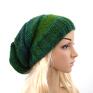 zielone czapka długa