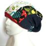 etno czapka turbanowa boho wiosenna patchwork - box 11 kolorowa turban