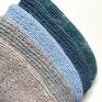 czapki: handmade damska aurea 100% baby merino plus moher i jedwab 24/06 jasnobłękitny z wełny