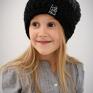 dziecięca triquensik 01 - czarna czapka dla dziecka