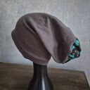 Czapka szara Smerfetka uniwersalna na podszewce miękka ciepła miła polecam box 11