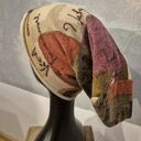 Czapka na podszewce jesienna smerfetka rękodzieło świetna na codzienne noszenie polecam rozmiar M dl