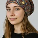 Kolorowa czapka całoroczna przejściowa cienka all season unisex