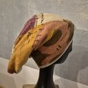 Czapka na podszewce jesienna smerfetka rękodzieło świetna na codzienne noszenie polecam rozmiar M dl