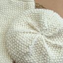 Czapka i Komin - ecru, 100% alpaki, ciepły komplet na zimę