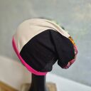 Czapka na podszewce kolorowa patchworkowa rękodzieło świetna na codzienne noszenie polecam rozmiar