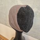 Czapka kolory ziemi rękodzieło