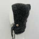 Balaclava kominiarka z kapturem zamiast czapki - merino, alpaka i jedwab