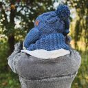 Męska czapka MERINO Euforia “Ciemny niebieski”