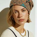 Czapka damska wiosenna na podszewce rozmiar uniwersalny świetna na codzienne noszenie