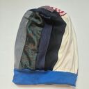 Czapka patchwork „Smerfetka” z podszewką - ręcznie szyta, na co dzień
