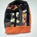 Czapka damska Smerfetka patchworkowa, na podszewce dobra na codzienne noszenie, wykonana w pojedyncz