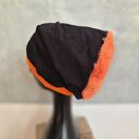 Szalona sztuczne futro i dzianina, bardzo miła na podszewce, czapka dla artystki