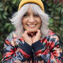 Bawełniana czapka beanie logo ekoskórka “Miodowa musztarda”