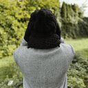 Męska czapka MERINO Smile "Czarny" z podszewką z jedwabiu
