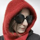 Ręcznie robiona balaclava miękki kapturokomin czapka z alpaką