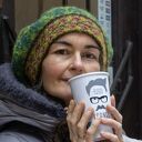 Czapka beret wełniana "Głogowa zieleń"