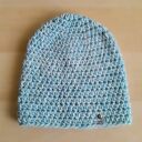 Ciepła czapka z wełny i alpaki - jasny błekit