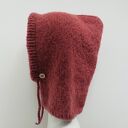 Delikatna balaclava kominiarka kaptur czapka alpaka jedwab ręczna robota