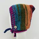 Kolorowa bonetka balaclava kominiarka wiązany kaptur zamiast czapki