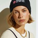 Czapka czarna dzianinowa uniseks na podszewce rozmiar uniwersalny Box A1 dobra