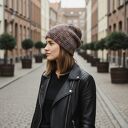 Kolorowa czapka całoroczna przejściowa cienka all season unisex