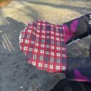 Czapka w kratkę ostatnia wyprzedaż na podszewce damska polecam rozmiar uniwersalny Box G1