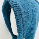 Ręcznie robiona balaclava kapturokomin czapka bawełna i merynos