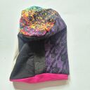 Czapka na podszewce kolorowa patchworkowa rękodzieło świetna na codzienne noszenie polecam rozmiar