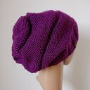 Fioletowa czapa czapka