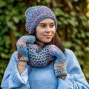 Czapka MERINO 100% Neverland “Pastele” podszewka BAWEŁNA