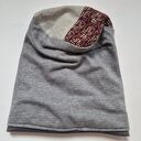 Czapka szara gora kolorowa na podszewce rozmiar M, obwod glowy 54 -55cm, ciepła i miła wykonana w pojed