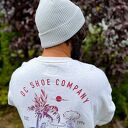 Męska czapka beanie z bawełny logo kolorowe „Jasny szary”