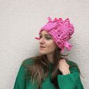 Tkana czapka Cukierek