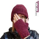 Komplet czapka i mitenki