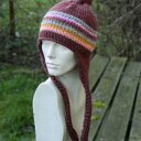 100% wool pilotka wełniana czapka wiązana z nausznikami balaclava kolorowe