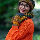 Czapka MERINO 100% Hope “Kolory” podszewka BAWEŁNA