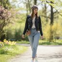 Kolorowa czapka całoroczna przejściowa cienka all season