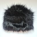 Futrzana czapka długo włos szara ecru zwariowana duża, trzeba lubić takie szaleństwo, sztuczne fut