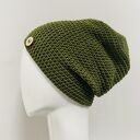 Cienka czapka przejściowa z bawełny khaki S/M - all season