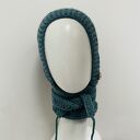 Ciepła balaclava kominiarka kaptur z szalikiem zamiast czapki wełna alpaca