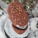 Komplet zimowy czakoladowy