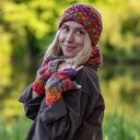 Ręcznie robiona czapka damska handmade