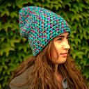 Czapka handmade No. 039 / beanie szydło