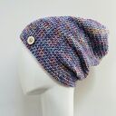 Kolorowa czapka all season S/M - cienka beanie (55% bawełny i 45% akryl)