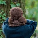 Czapka MERINO Hope “Brązowy” podszewka JEDWAB