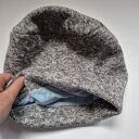 Czapka rozmiar uniwersalny na podszewce dobra na codzienne noszenie szara melanż polecam Box x1 po