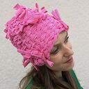 Tkana czapka Cukierek